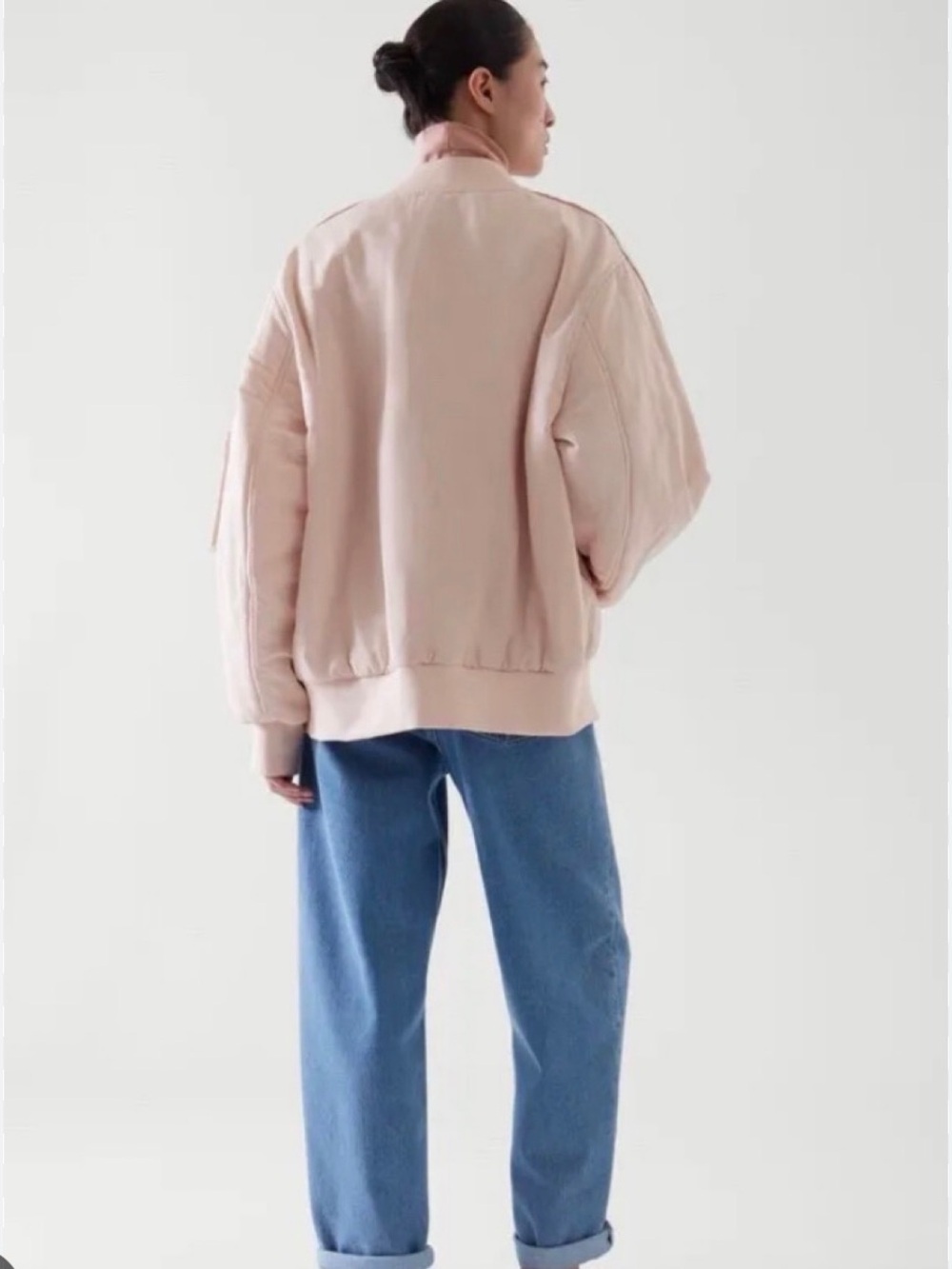 COS Light Blush Bomber Jacket